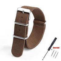 ราคา Cowhide สายนาฬิกาหนังแท้อุปกรณ์เสริมสายนาฬิกาข้อมือขนาด14 16 18 20 22 24มม สำหรับสายนาฬิกานาโต้ซูลูสำหรับผู้ชายผู้หญิงขนาด14มม 16มม 18มม 20มม 22มม 24มม (20967561863)