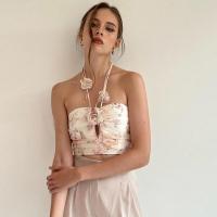 ราคา YL23149เสื้อคอสไตล์ใหม่สำหรับเด็กผู้หญิงเซ็กซี่สลิมฟิตโชว์เต้านมชุดชั้นในลายดอกไม้แยกส่วนสำหรับฤดูร้อน (19378789468)