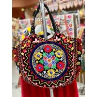 ราคา กระเป๋าอินเดียปักสวย ปักสองด้านเหมือนกันสีสันสดใส่ไสตล์อินเดีย (21070226004)