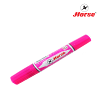 ราคา HORSE ตราม้า ปากกาเคมี 2หัว 1 สี TWIN PEN มี 12สี ให้เลือก จำนวน 1 ด้าม (3039554348)