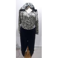 ราคา ชุดเช็ทผ้ายืด เสื้ออก50 66 กางเกงเอว40 60 สะโพกไม่เกิน66เสื้อยาว30 เกงยาว39คนอ้วนสาวอ้วนไชส์ใหญ่บิ๊กไชส์ลายหลุยดิออร์กุชชี่ (10209919077)