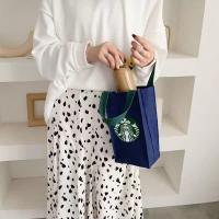 ราคา ถุงใส่แก้ว ถุงผ้าสตาร์บัค กระเป๋าสตาร์บัคส์ กระเป๋าสตาร์บัคส์ ถุงสตาร์บัคส์ กระเป๋าสตาร์บัคส์ทรงสูงอเนกประสงค์ มีซับใน (17363199166)