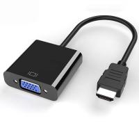 ราคา 1080P HDMI to VGA Converter Adapter HD Cable HDMI VGA cable สายแปลง HDMI TO VGA มีสาย (17323477208)
