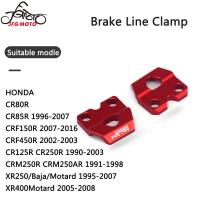 ราคา JFG MOTOรถจักรยานยนต์สีแดงCNCเบรคท่อสายตัวหนีบยึดสำหรับHONDA CR80R CR85R CRF150R CR125 CR250R CRF450R CRM250R AR XR250 XR400Motard (676248362)