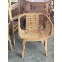 ราคา Free Delivery เก้าอี้ไม้สัก Raw Teak Wood ArmChair เก้าอี้พนักพิง Vintage Wood dining chair เก้าอี้ที่นั่งพื้นไม้ Rounded Dining Chair เก้าอี้ (21029665529)