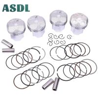 ราคา 4ชุด55 55 25 55 5 55 75 56มม สำหรับ Honda MV4 CB400 CB 1 CBR400 NC23 NC29 CB CBR 400ลูกสูบมอเตอร์ไซด์ ชุดแหวน14มม (8701250422)