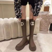 ราคา oudukaiy รองเท้าบูทยาว 2022ฤดูใบไม้ร่วงใหม่สไตล์ชาแนลรองเท้าบูทยาวผู้หญิงพื้นหนาใส่แล้วดูผอมรองเท้าบูทอัศวินไม่เกินเข่ารองเท้าบูทแฟชั่นท่อสูง (20555230975)