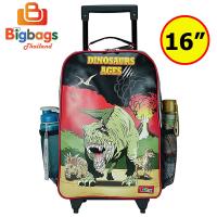 ราคา BigBagsThailand กระเป๋านักเรียน กระเป๋าเป้ล้อลากเด็ก กระเป๋าเป้สะพายหลัง กระเป๋าเด็ก 16 นิ้ว 14 นิ้ว และ 12 นิ้ว ไดโนเสาร์ Dinosaur รุ่น DS2023 (18119931592)