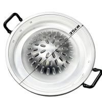 ราคา หมูกระทะ ขนาด35 40cm กระทะหมูกระทะ กระทะ กระทะปิ้งย่าง กระทะอลูมิเนียม ตราจระเข้ (16139048064)