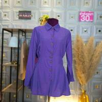 ราคา เสื้อเชิ้ตสม็อคเอว ระบายแขน ทรงสวยพริ้ว ผ้าเย็นสบาย สีสวยสดใสมากๆ เหมาะกับทุกคน น่ารักมากกก DE46 (17307564237)