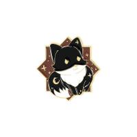 ราคา Pinhabit Sun Moon สัตว์คู่รักลงยาเข็มกลัดสุนัขจิ้งจอก Rabbitfish (11721496238)