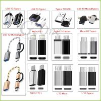 ราคา Otg Type C Micro Usb Cable Converter ประเภท C ถึง USB 3 0 OTG Adapter สายเคเบิลอะแดปเตอร์ OTG สำหรับ MacbookPro Xiaomi Samsung VIVO OPPO โทรศัพท์ชาร์จสายชาร์จ (17499253527)