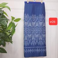 ราคา ผ้าทอมือ ผ้าฝ้ายมัดหมี่ 4 ตะกอทอมือ ตัดเป็นงานป้ายเปิดติดตะขอ อัดซับผ้ากาวทั้งตัว (20258282903)