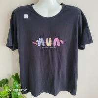 ราคา T744 เสื้อยืด Size XL พิมพ์ลาย มือ 2 (20495767972)