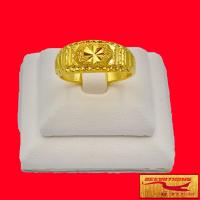 ราคา Ring No 69RD แหวนหุ้มทอง แหวนผู้หญิง แหวนแฟชั่นทองชุบ ลายตัดลายจิกเพชร นน 1 สลึง งานเคลือบแก้วหนาพิเศษ ชุบทองไมครอน พร้อมส่ง (17169235329)