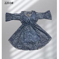 ราคา พร้อมส่ง ชุดว่ายน้ำ ทูพีช มีเสื้อคลุม ลายลูกไม้ 2203 (16879925616)