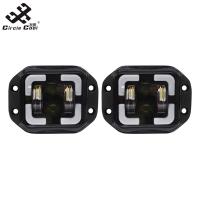 ราคา วงกลมเท่ใหม่ ไฟทำงาน LED 4นิ้ว2ชิ้น60W สปอตไลท์ทรงสี่เหลี่ยม Ip67กันน้ำปิดผนึกไฟตัดหมอกสำหรับรถออฟโรด (20816053245)