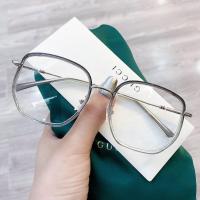 ราคา Glasses square shape glasses filter light blue color frame fashion glasses for women and mens wholesale from Thailand (14877288695)