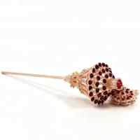 ราคา Vintage jewelry ปิ่นปักผม ชุดไทย ปิ่นปักผมออเจ้า เล็ก เครื่องประดับผม สีทอง เพชร (16867798991)