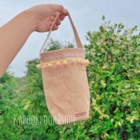 ราคา ถุงใส่แก้วน้ำ ถุงหิ้วผ้ากระสอบ ใส่แก้วเก็บความเย็น แก้วเยติ YATI ถุงแก้วล้านนา ของขวัญ ของฝาก ของแจก (11040471884)