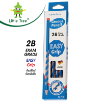 ราคา Little Tree ดินสอดำ 2B GROOVE 2B PENCIL แพ็ค 12 กล่อง (21164719338)
