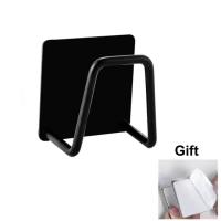 ราคา 1ชิ้นอ่างเหล็กสแตนเลสที่วางฟองน้ำฟองน้ำไม่มีที่เจาะรูระบายน้ำชั้นเก็บมีดทำครัวที่เก็บของจิปาถะในห้องครัว (19979741631)