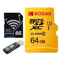 ราคา Kodak Micro SD Card 16GB 32GB 64GB C10 UHS I Memory Card With Wireless Wifi Adapter 64G 32G 16G Wifi SD Memory Card (8963417356)
