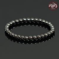 ราคา อาเป่า หินเฮมาไทต์ แร่เฮมาไทต์ Hematite ขนาด 6 มิล คัดหิน กำไลหินสี กำไลหินนำโชค แร่ในตระกูลเหล็กไหล เฮมาไทต์ หินสีเงิน หินเพชรดำ หินมงคล (3603182446)