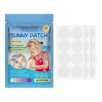 ราคา UV Sunscreen Sticker Sweatproof 24 Pack Sunscreen Stickers Reapply Reminder UV Detection Reminder UV Patch Sunscreen Stickers Reapply Reminder for Kids and Adults sweet (19366516670)