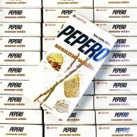 ราคา Lotte Pepero Sesame White ป๊อกกี้เกาหลี กล่องเล็ก น้ำหนัก 37 กรัม BBF 17 05 24 (20661942714)