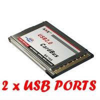 ราคา PCMCIA ถึง2พอร์ต USB2 0 CardBus 480Mbps อะแดปเตอร์การ์ดสำหรับแล็ปท็อปพีซีโน๊ตบุ๊ค NEC ชิปเซ็ต NEC720101 (7710269036)