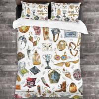 ราคา Harry Potter ชุดเครื่องนอนลายกราฟิตี้ผ้าคลุมผ้าห่ม3ชิ้นพร้อมปลอกหมอน2ใบสำหรับเด็กผ้าลินินและปลอกผ้านวม (12663327340)