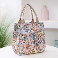 ราคา กระเป๋าหิ้วทรงสี่เหลี่ยมความจุขนาดใหญ่ถุงกระเป๋าถือผ้าใบการ์ตูนแมวแฟชั่น (20918830074)
