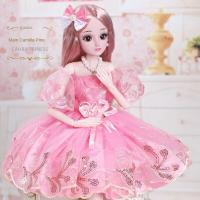 ราคา Pokimoto ตุ๊กตาบาร์บี้ ตุ๊กตาเจ้าหญิง ขนาดใหญ่ 60 ซม เจ้าหญิงเด็กผู้หญิง พร้อมชุดสวย (4427010386)