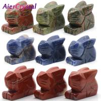 ราคา หินคริสตัลธรรมชาติรูปปั้นกระต่ายน่ารัก1 แกะสลักมือรูปปั้นสัตว์รักษาเรกิงานฝีมือการตกแต่งบ้านของขวัญวันหยุด (19457186369)