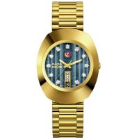 ราคา นาฬิกาข้อมือผู้ชาย RADO The Original Diastar Automatic ขนาดตัวเรือน 35 มม ตัวเรือน สายสีทอง สแตนเลสสตีล รูปไข่ หน้าปัดสีทอง (20464411205)