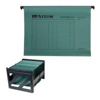 ราคา ARROW แฟ้มแขวนพร้อมแท่น A4 เขียว แพ็ค50เล่ม รุ่น AR 55 (11568415517)