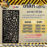 ราคา รั้วบ้าน ป้ายกำแพง เหล็กฉลุลาย หนา 1 2 มิล (20033024511)