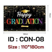 ราคา ป้ายฉาก ป้ายผ้า CONGRATS CONGRATULATION ป้ายBackdrop งานรับปริญญา CON BD (17945557246)