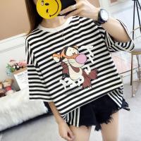 ราคา QKKshop มาจ้าสาวๆงานดีไม่ไหวกับเสื้อยืดคอกลมแขนยาว ลายทางสลับสี สกรีนลายเสื้อน่ารักๆ สวมใส่สบาย ดำ แดง เหลือง โดนใจมาเม่ห้ามพลาดเลยน๊าา (12658882410)