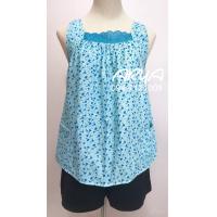 ราคา เสื้อคอกระเช้า เสื้อลายดอก เสื้อสงกรานต์ รหัสA01 ลายดอกแต่งคอลูกไม้คอทรงสี่เหลี่ยม ใส่สบายสวยเกินเบอร์มากกก (4553010861)