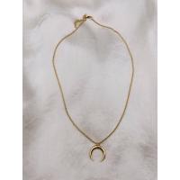 ราคา สร้อยคอ สร้อยคอจี้ พระจันทร์เสี้ยว เงินแท้ ทองแท้ ชุบทอง 18 กะรัต (10321632721)