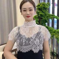 ราคา IDMU94789ปกเสื้อหลอกแฟชั่นสำหรับผู้หญิงเสื้อเบลาส์ประดับผ้าพันคอปักคอเสื้อปลอมปกเสื้อแบบถอดออกได้ (20854449503)