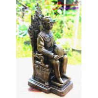 ราคา พ่อหลวงรัชกาลที่ 9 พระบาทสมเด็จพระปรมินทรมหาภูมิพลทรงนั่งบัลลังค์ เนื้อมวลสารแร่เหล็กน้ำพี้จากบ่อเหล็กน้ำพี้ จ อุตรดิตถ์ (12494600491)