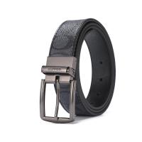 ราคา 3 5ซม Athosline เข็มขัดผู้ชาย Coach เข็มขัดหนังแท้สำหรับของขวัญผู้ชายพร้อมกล่อง Doublesided เข็มขัด Reversible Buckle (10358495455)