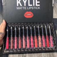 ราคา KYLIE MATTE LIPSTICK ลิปสติกสีแมท มีให้เลือก 2 แบบ 12 แท่งกับ 6 แท่ง พร้อมส่ง (21188635135)