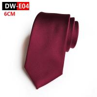 ราคา 6ซม สีทึบแดงเข้มสีฟ้าสีดำสีม่วงเงินแฟชั่นของผู้ชายเนคไทแบบแคบ Jacquard ธุรกิจทอเน็คไทสำหรับผู้ชาย100 เนคไทผ้าไหม (7744027125)