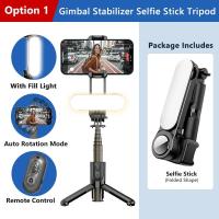 ราคา Gimbal Stabilizer Selfie Stick ขาตั้งกล้องเติมบลูทูธไร้สายสำหรับ HUAWEI Xiaomi IPhone 13โทรศัพท์มือถือสมาร์ทโฟน (21170721574)