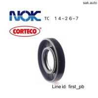 ราคา ซีลยาง oil seal ซีลนำ้มันTC 14 26 7 NOK 1ชิ้น อะไหล่รถยนต์ (11286484386)