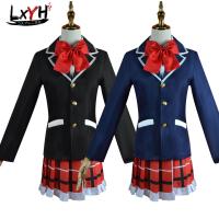 ราคา LXYH COSER KING Anime Love Chunibyo Other Delusions Takanashi Rikka Cosplay ชุดคอสเพลย์ ชุดนักเรียนญี่ปุ่น Uniform ชุด JK ชุดฮาโลวีน Halloween ชุดแฟนซี (15841418396)